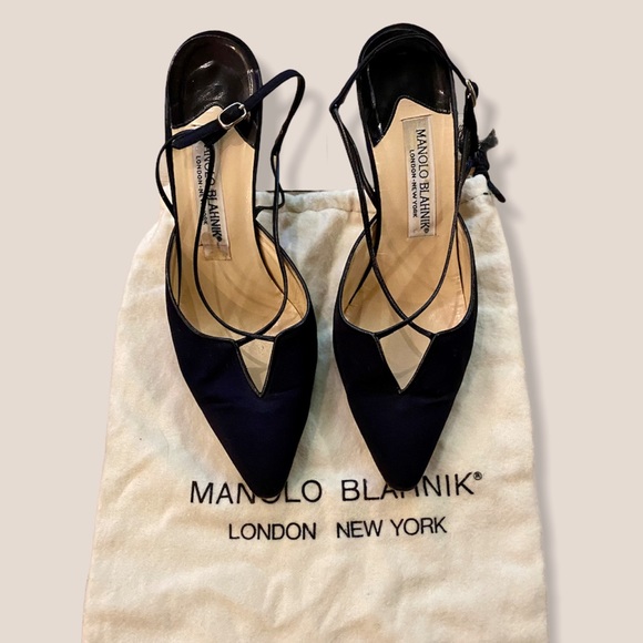Manolo Blahnik Shoes - MANOLO BLAHNIK Sling Back Pumps